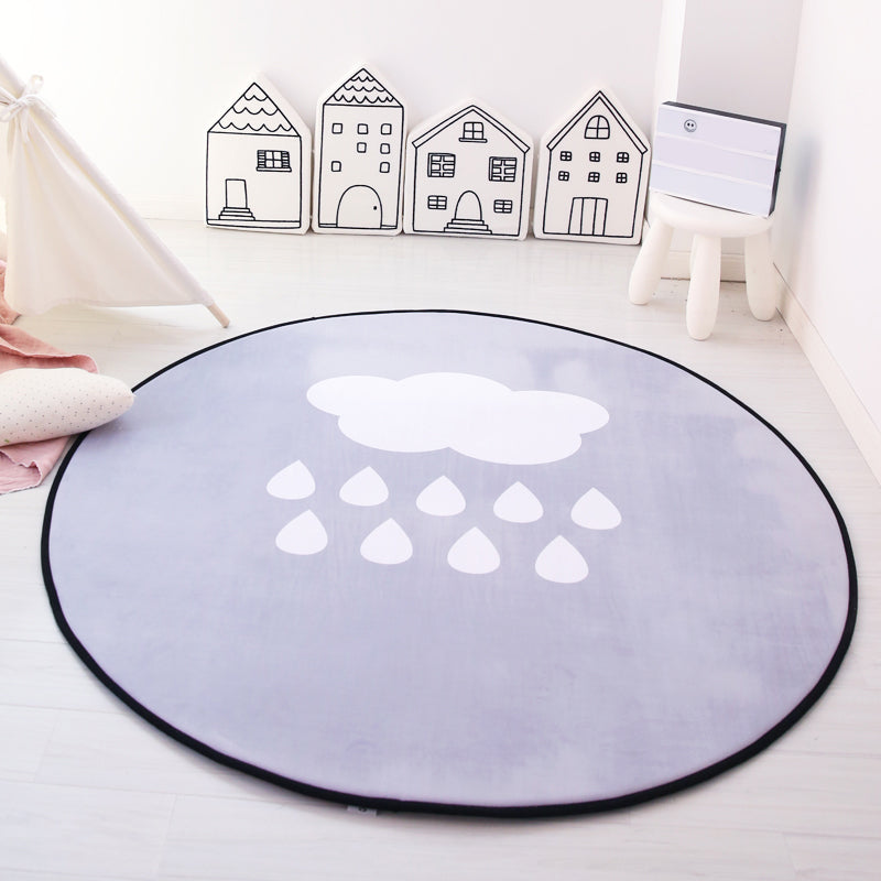 BowLift | Unique Multicolored Kids Style Carpet Cotton Pattern Carpet Pet-Friendly Carpet for Playroom