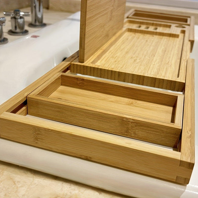 BowLift | Bamboo Bathtub Tray - For Ultimate Relaxation