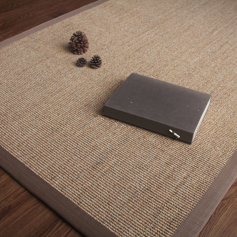 BowLift | Brown Living Room Carpet Country Landscape Simple Carpet Sisal Non-slip Pet Friendly Washable Area Rug