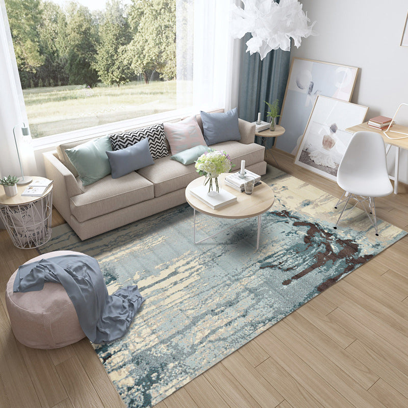 BowLift | Shabby Chic Multicolor Steampunk Rug Polypropylene Rustic Surfaces Rug Pet Friendly Washable Non-Slip Back Rug for Home
