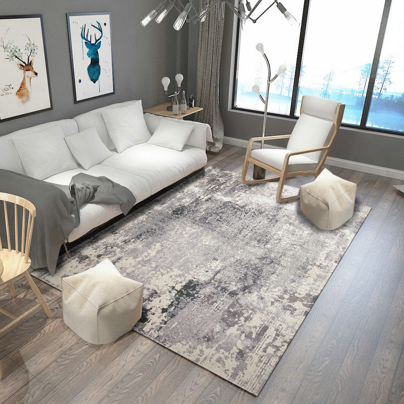 BowLift | Shabby Chic Multicolor Steampunk Rug Polypropylene Rustic Surfaces Rug Pet Friendly Washable Non-Slip Back Rug for Home