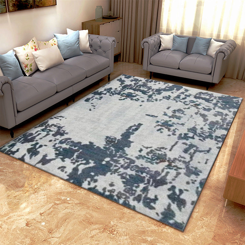 BowLift | Classic Industrial Design Rug Multicolored Postmodernism Rug Stain Resistant Pet Friendly Non-Slip Rug for Room