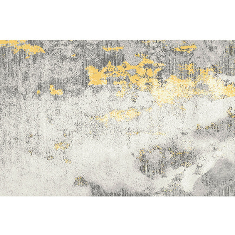 BowLift | Cyberpunk Rusty Look Area Rug Multi Color Polypropylene Rug Stain Resistant Non-Slip Washable Area Carpet for Guest Room