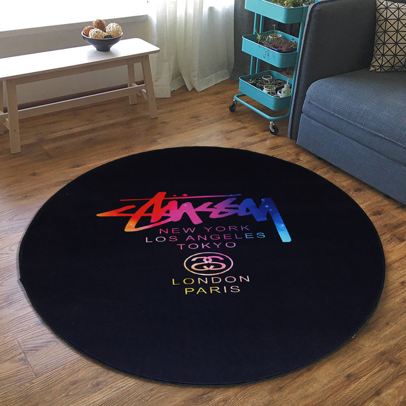 BowLift | Creative Boys Bedroom Rug Multi Colors Optical Illusion Rug Polypropylene Non-slip Pet-friendly Washable Rug