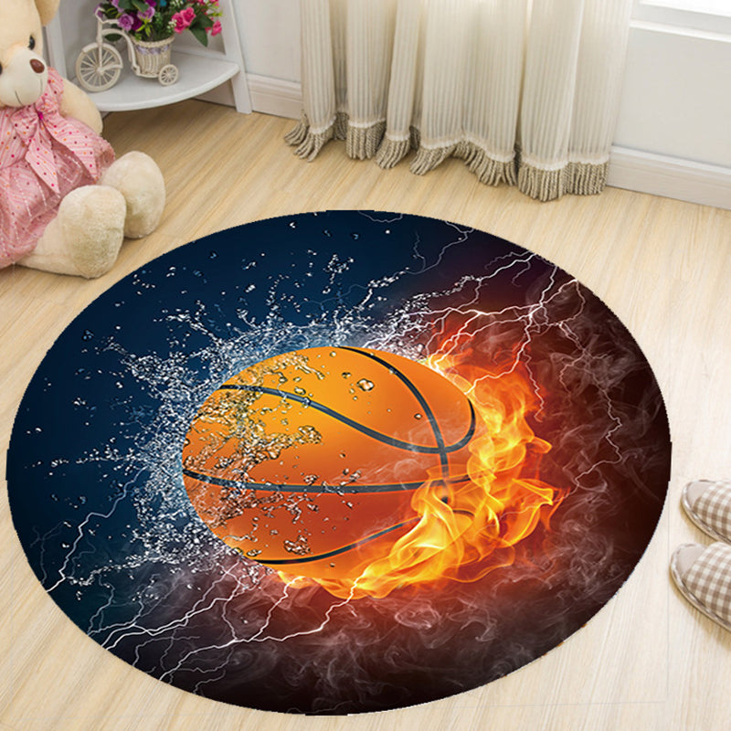 BowLift | Vivid 3D Print Area Rug Multicolor Contemporary Rug Synthetic Pet Friendly Non-Slip Washable Rug for Bedroom