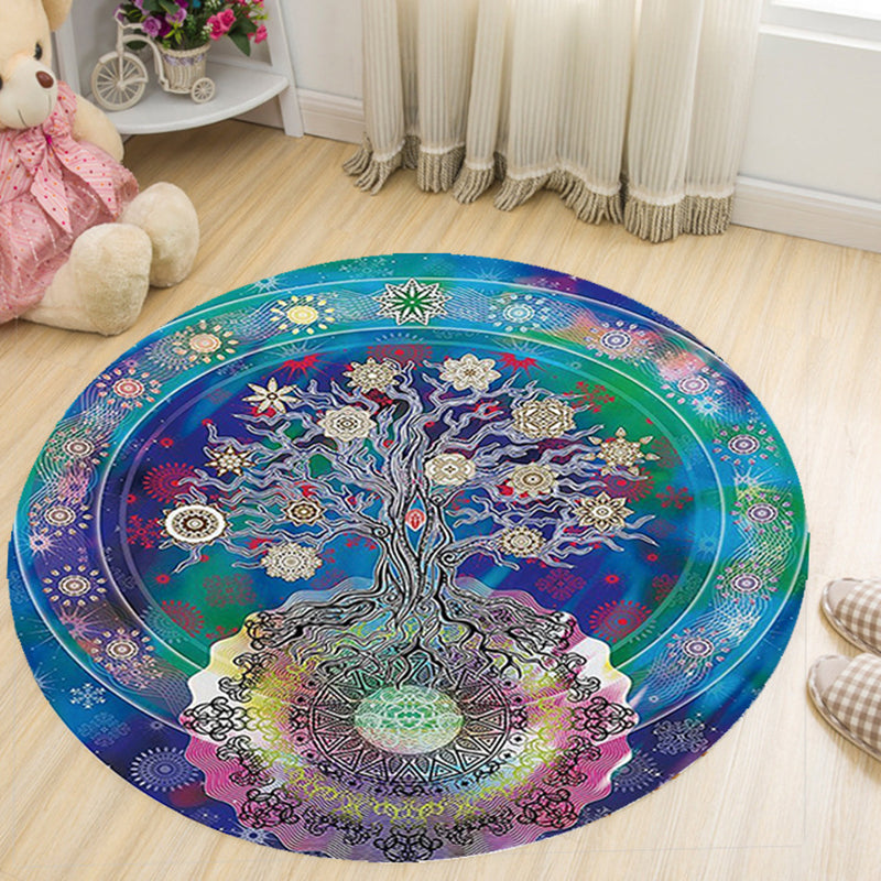 BowLift | Vivid 3D Print Area Rug Multicolor Contemporary Rug Synthetic Pet Friendly Non-Slip Washable Rug for Bedroom