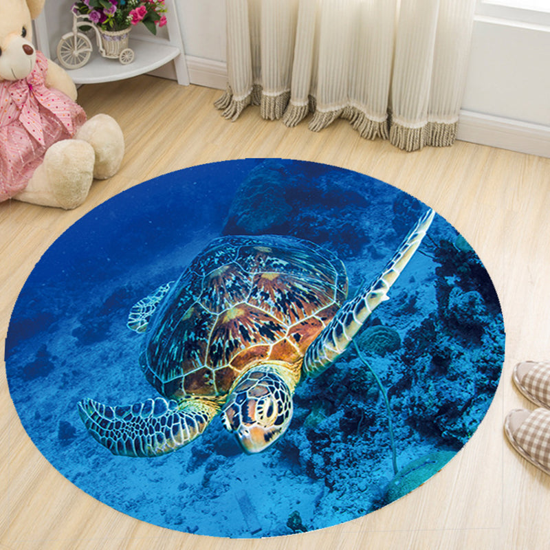 BowLift | Vivid 3D Print Area Rug Multicolor Contemporary Rug Synthetic Pet Friendly Non-Slip Washable Rug for Bedroom