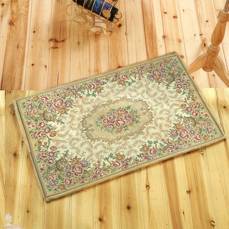 BowLift | Classic Victoria area rug Multicolor flower carpet Pet-friendly Washable Non-slip backing Door mat