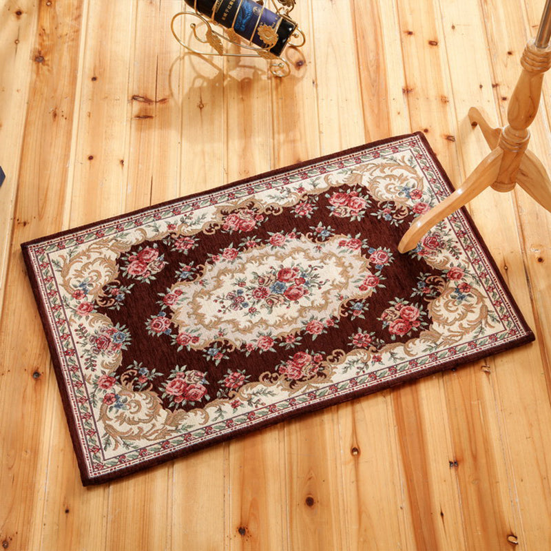 BowLift | Classic Victoria area rug Multicolor flower carpet Pet-friendly Washable Non-slip backing Door mat