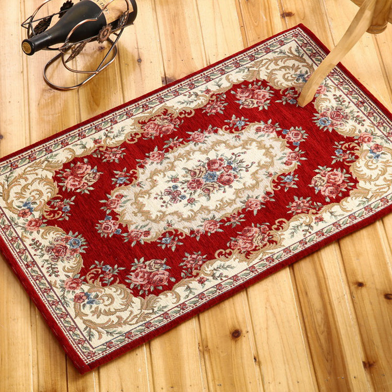 BowLift | Classic Victoria area rug Multicolor flower carpet Pet-friendly Washable Non-slip backing Door mat