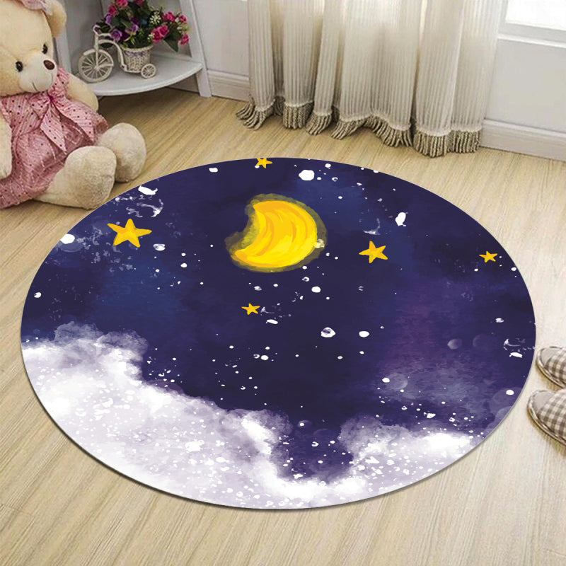 BowLift | Abstract Bedroom Rug Multicolor Cartoon Animal Print Indoor Rug Polypropylene Non-Slip Pet-Friendly Rug