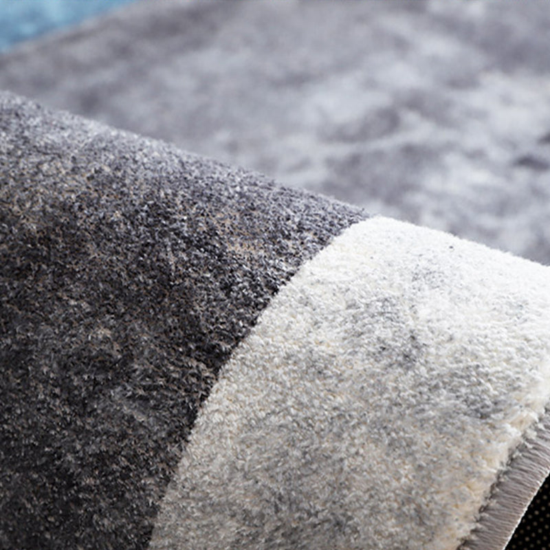 BowLift | Casual abstract patterned rug Multicolored cotton blend rug pet-friendly washable indoor rug for bedroom