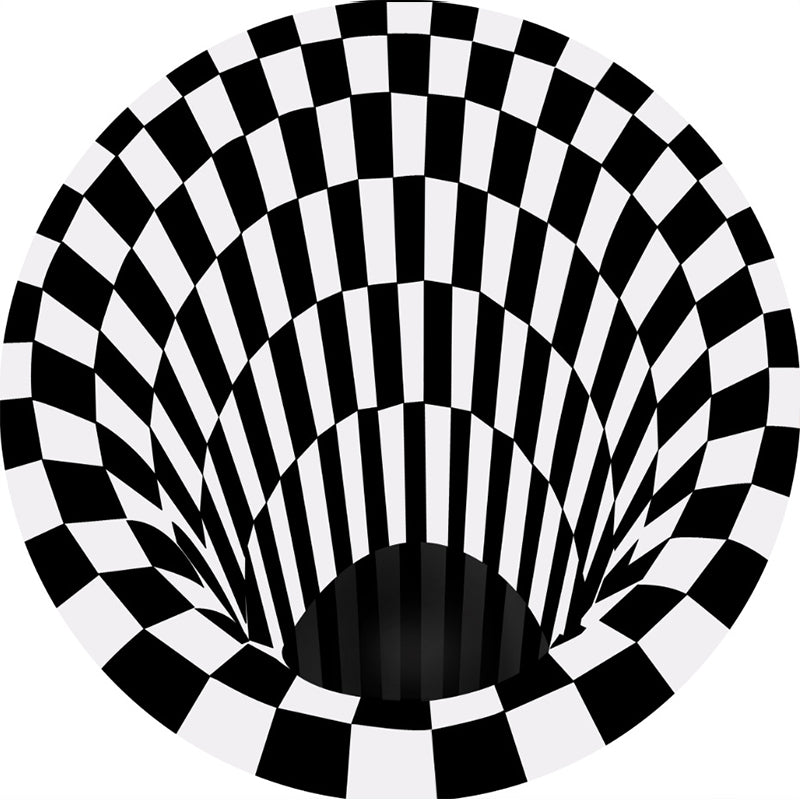 BowLift | Colorful Living Room Rug Funky 3D Geometric Rug for Indoor Use Synthetic Non-Slip Back Washable Rug