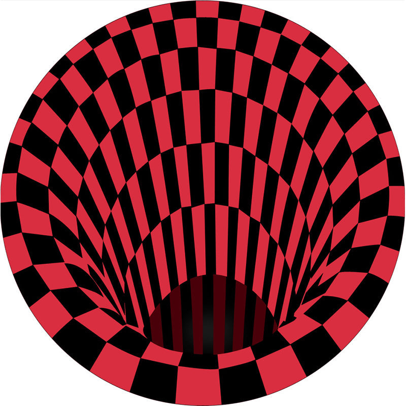 BowLift | Colorful Living Room Rug Funky 3D Geometric Rug for Indoor Use Synthetic Non-Slip Back Washable Rug