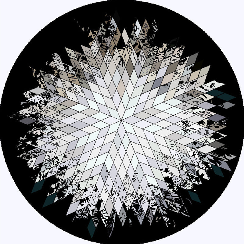 BowLift | Colorful Living Room Rug Funky 3D Geometric Rug for Indoor Use Synthetic Non-Slip Back Washable Rug