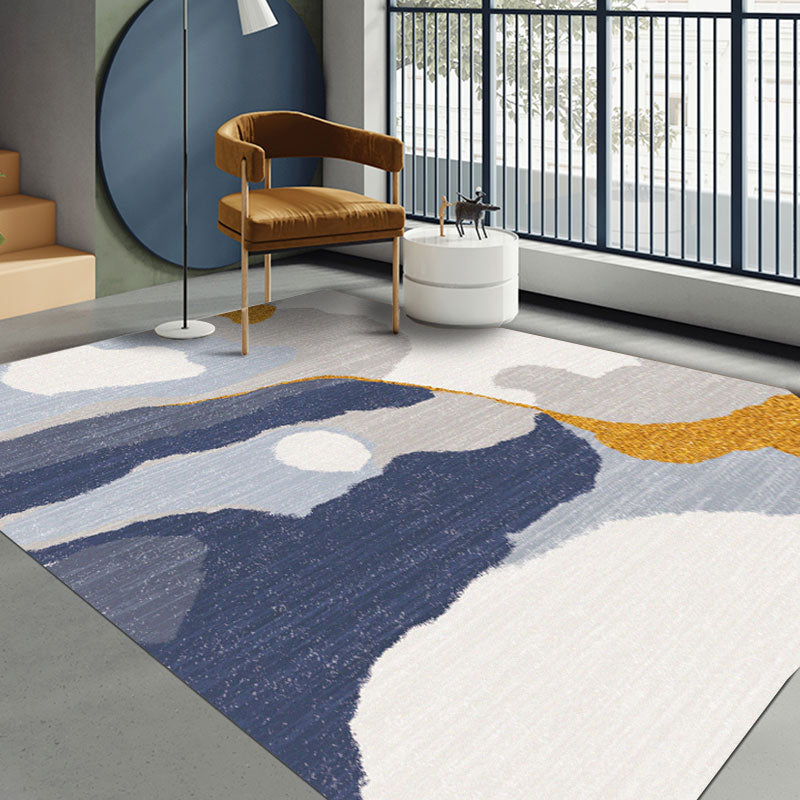 BowLift | Classic Living Room Carpet Multicolor Color Block Rug Blended Fabric Pet Friendly Easy Care Rug