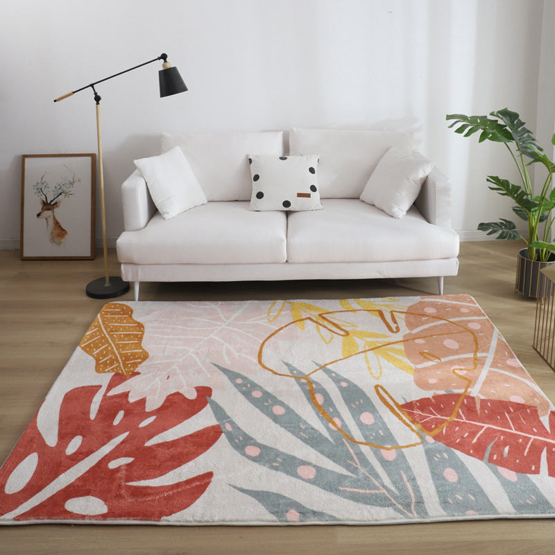 BowLift | Comfort Living Room Rug Multicolor Cartoon Print Rug Non-Slip Base Pet-Friendly Rug