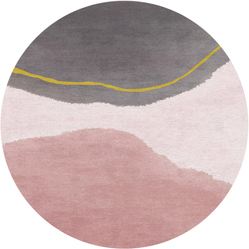 BowLift | Creative Bedroom Rug Multicolored Color Differentiated Rug Polypropylene Washable Pet Friendly Non-Slip Rug