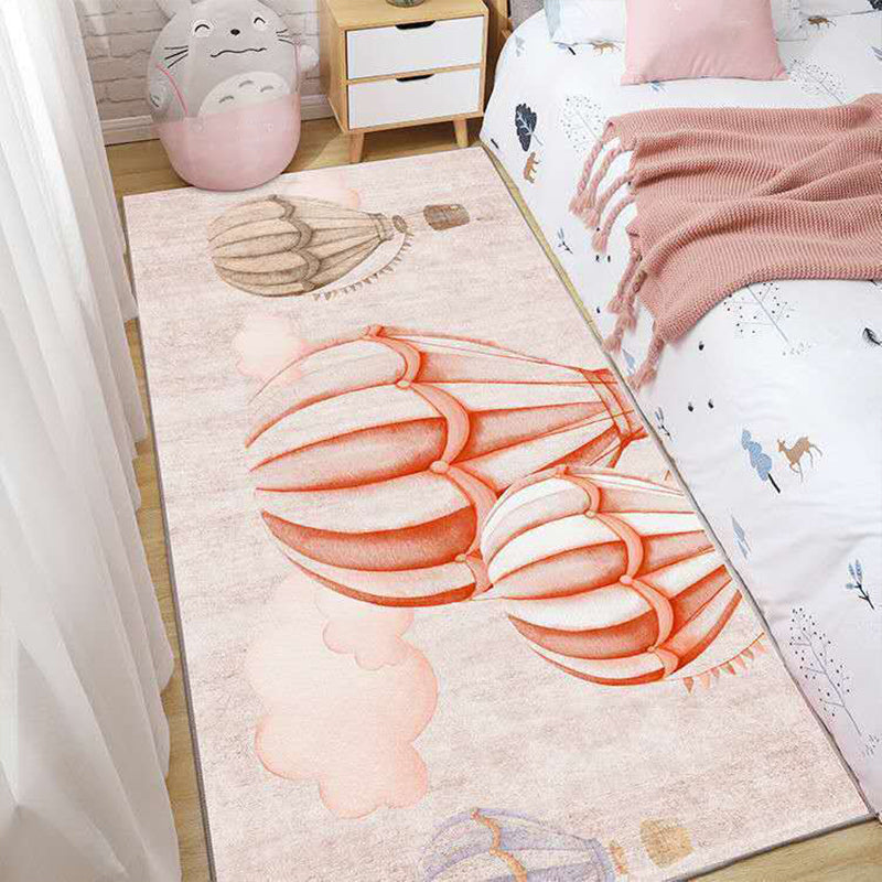 BowLift | Casual Love Rug Multicolor Animal Print Indoor Rug Synthetic Non-Slip Backing Washable Rug for Bedroom