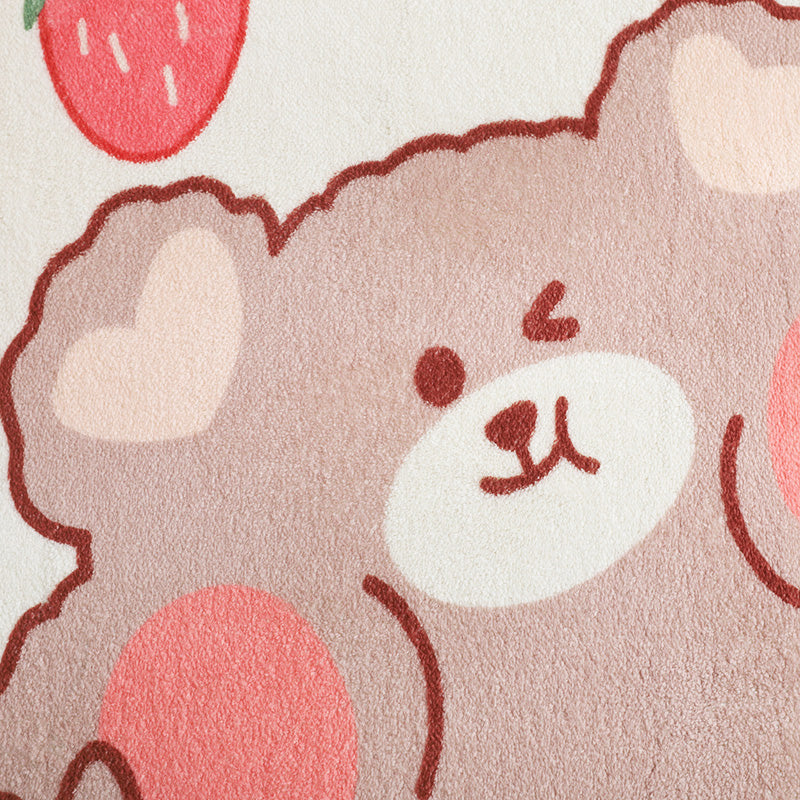 BowLift | Colorful Printed Cartoon Rug Polyester Cute Area Rug Easy Care Pet Friendly Indoor Carpet for Children's Room