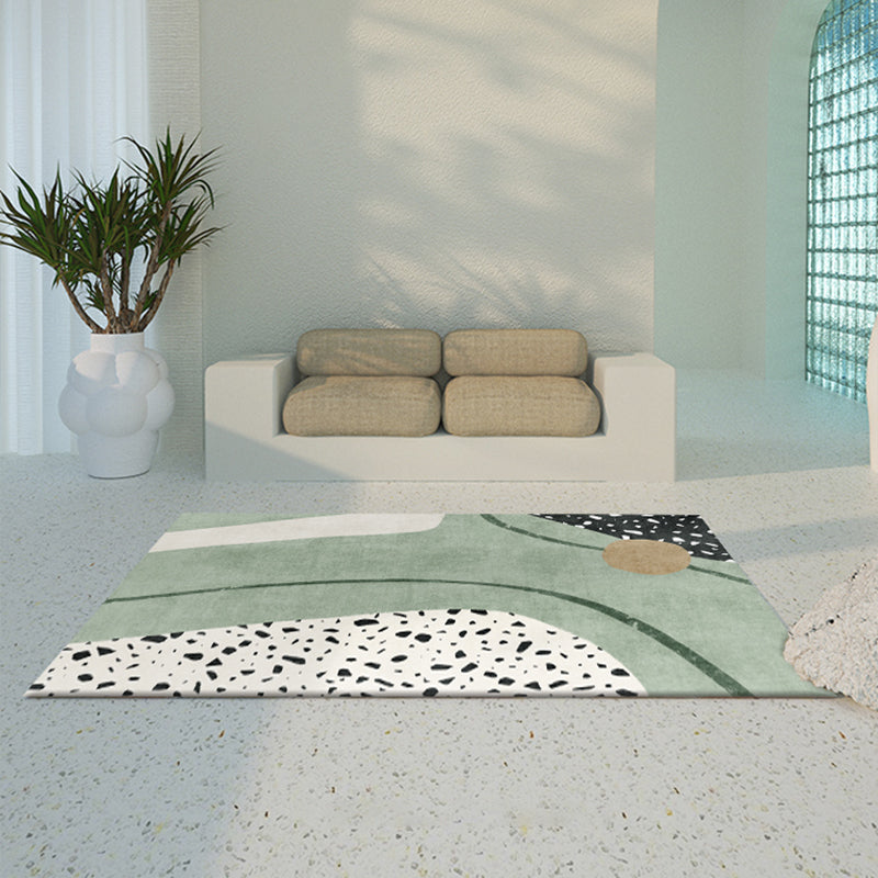 BowLift | Western Home Rug Multicolored Abstract Pattern Rug Synthetic Non-Slip Washable Rug