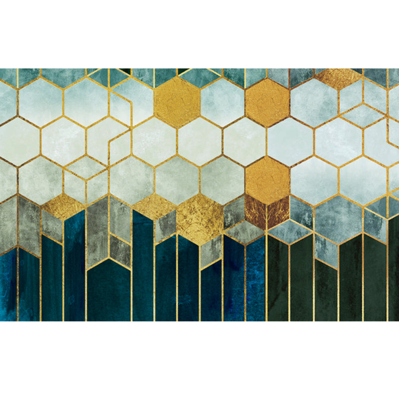 BowLift | Funky Living Room Rug Multicolor geometric pattern rug polypropylene pet-friendly washable rug