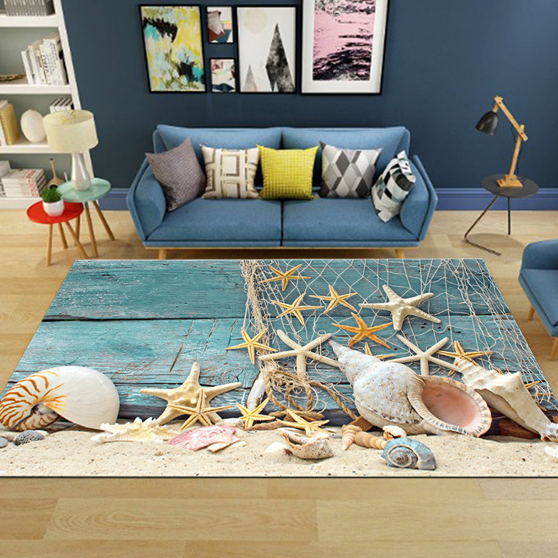 BowLift | Sweet Animal Print Rug Multicolored Polypropylene Rug Polyester Non-Slip Back Washable Rug