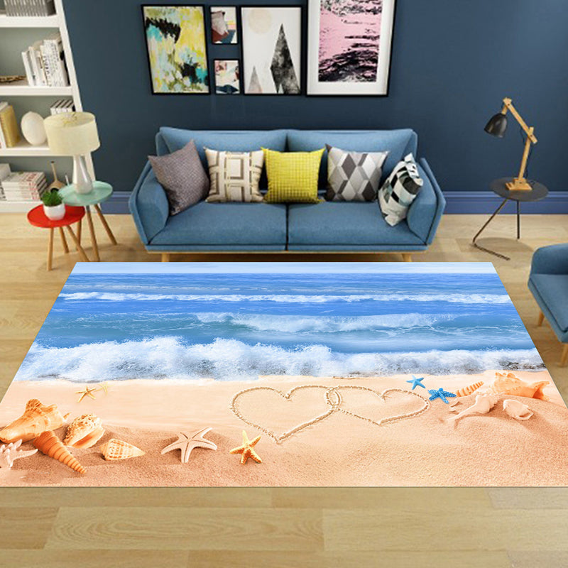 BowLift | Sweet Animal Print Rug Multicolored Polypropylene Rug Polyester Non-Slip Back Washable Rug