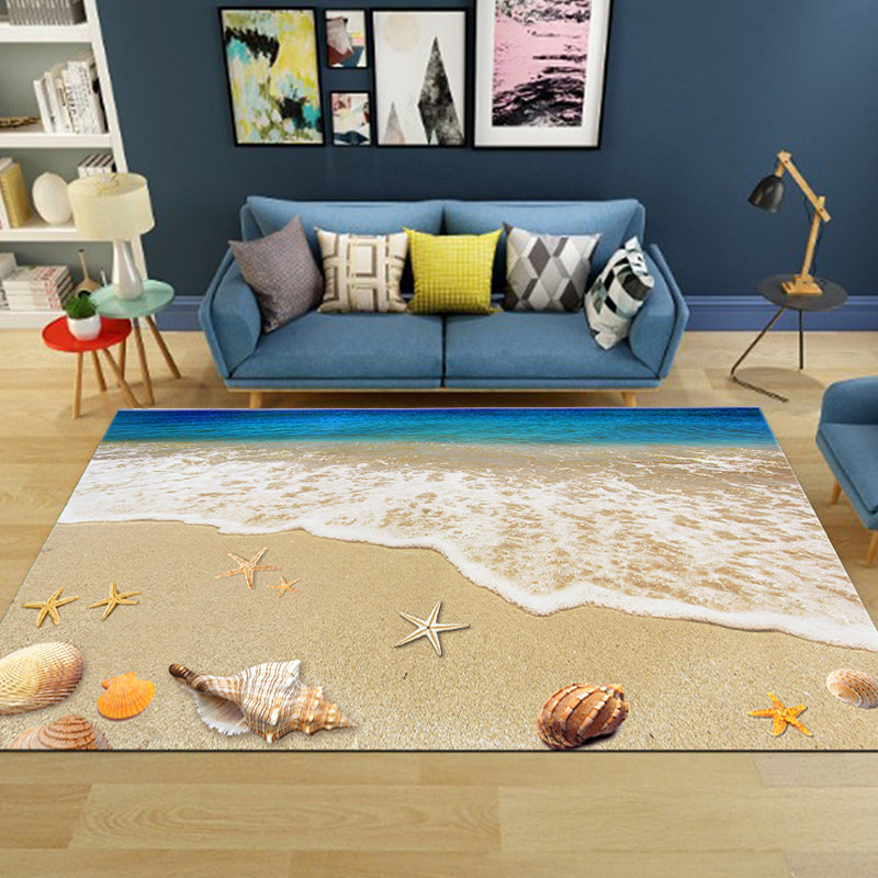 BowLift | Sweet Animal Print Rug Multicolored Polypropylene Rug Polyester Non-Slip Back Washable Rug
