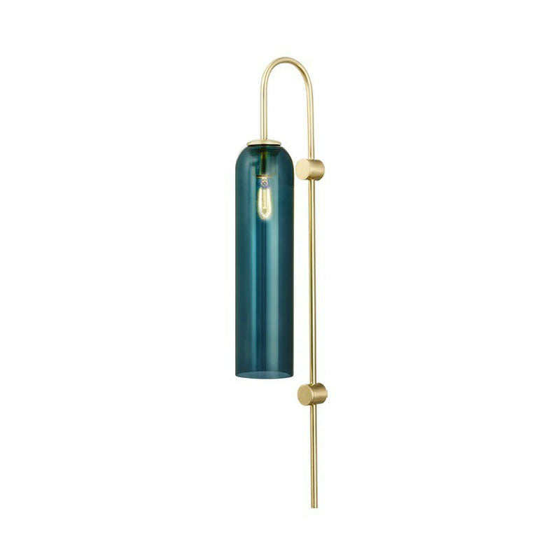 BowLift | Retro Tubular Wall Mount Light Glass 1 Head Living Room Gooseneck Wall Lighting Fixture