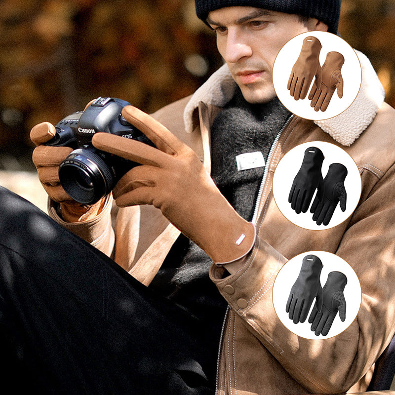 BowLift | Cold-resistant suede gloves