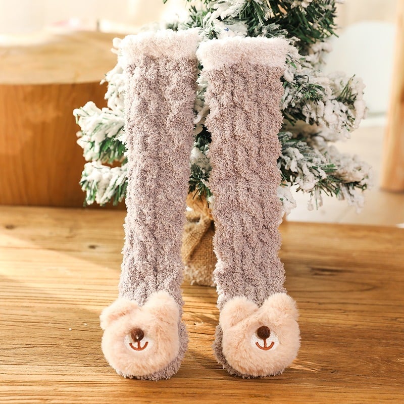 BowLift | A Pair of Baby Cute Coral Fleece Socks