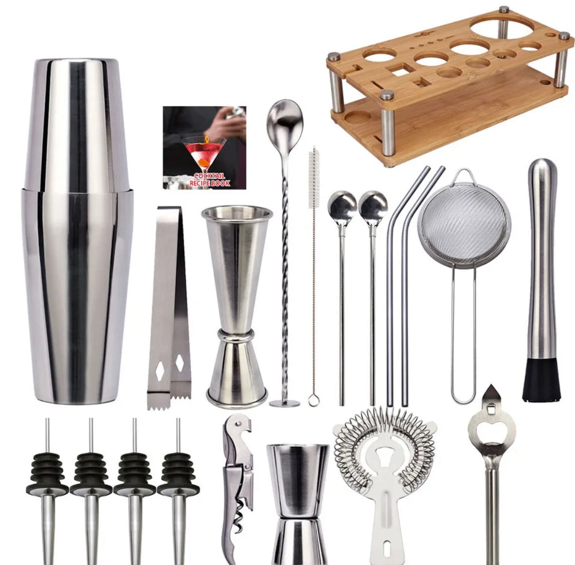 BowLift | 23-Piece Professional Bartender Set - ShakerPro