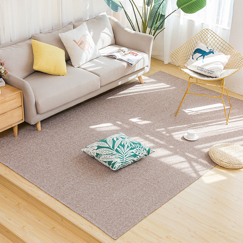 BowLift | Land bedroom carpet multicolored solid color carpet cotton pet friendly easy to maintain indoor carpet with tassels