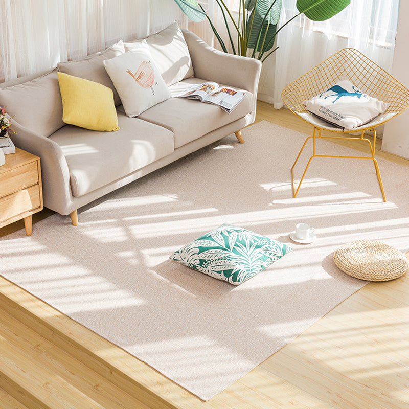 BowLift | Land bedroom carpet multicolored solid color carpet cotton pet friendly easy to maintain indoor carpet with tassels