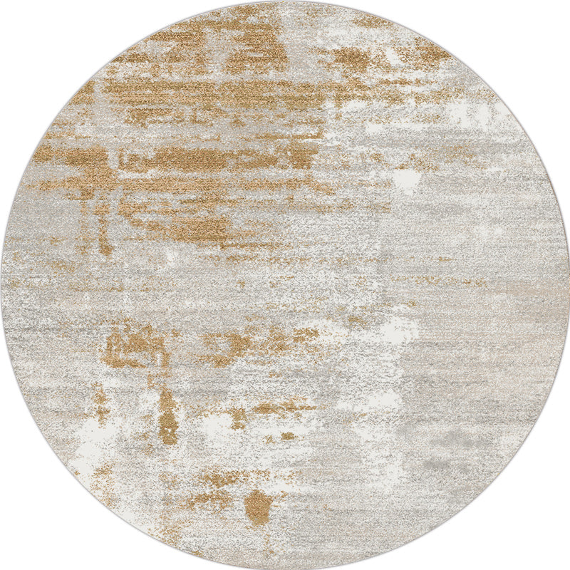 BowLift | Casual Living Room Rug Multi-Colored Abstract Printed Indoor Rug Polyester Pet-Friendly Stain-Resistant Rug