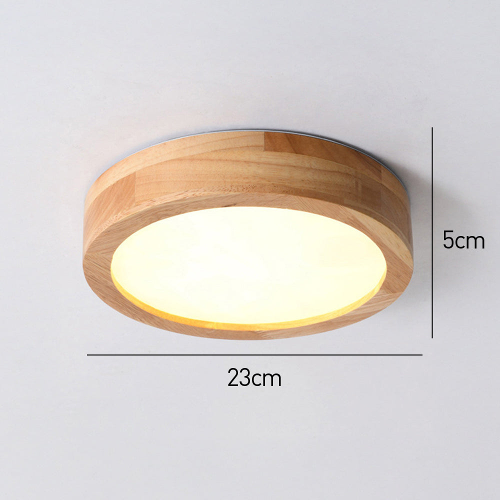 BowLift | Ceiling Light Wooden LED Flush Mount Fixture