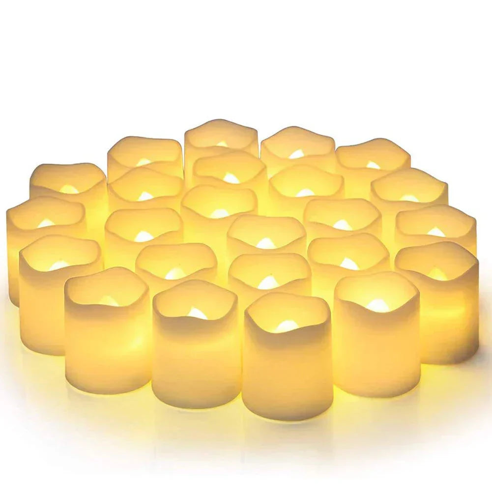 BowLift | Battery-operated LED tealights with warm white flickering effect