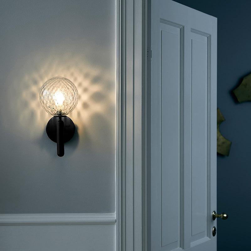 BowLift | Ball Shade Hall Wall Sconce Lighting Glass 1-Head Minimalist Wall-Mounted Lamp