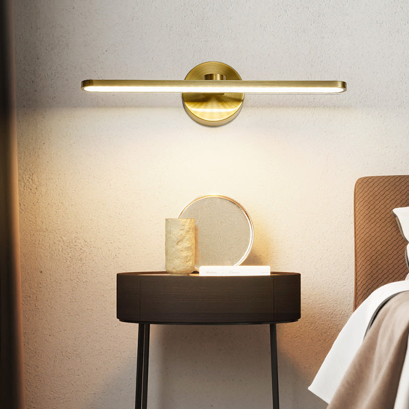 BowLift | Elliptical Metal LED Wall Lamp Simple Style Vanity Wall Lamp Fixture for Bathroom
