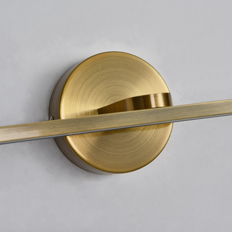 BowLift | Elliptical Metal LED Wall Lamp Simple Style Vanity Wall Lamp Fixture for Bathroom