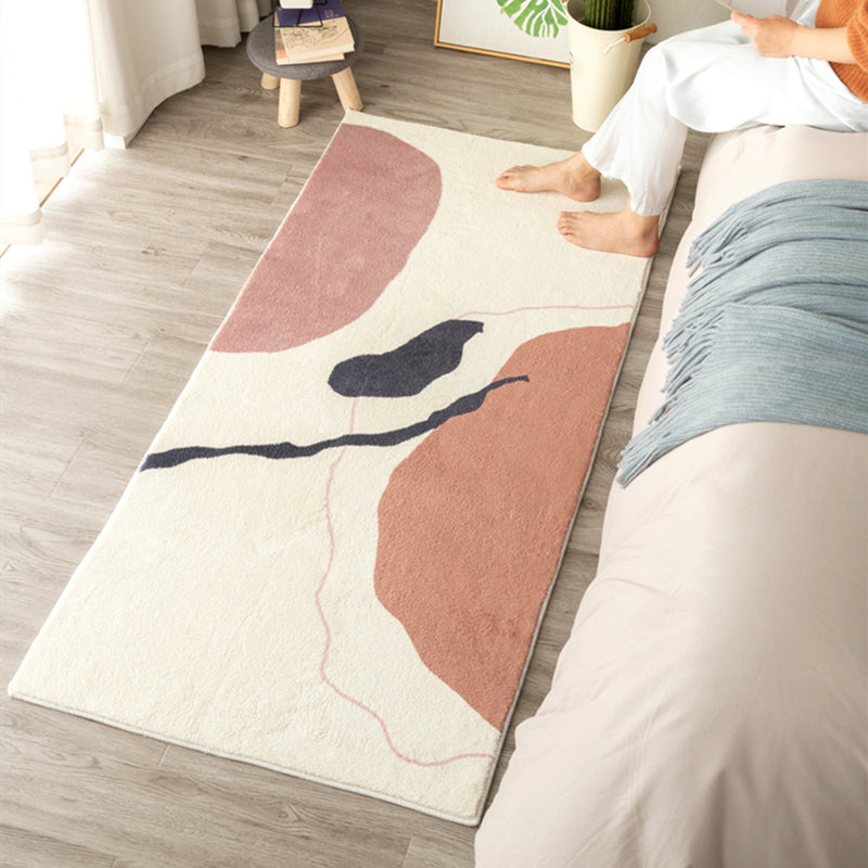 BowLift | Western Room Carpet Multicolor Color Block Carpet Cotton Blend Pet Friendly Easy Care Washable Indoor Carpet