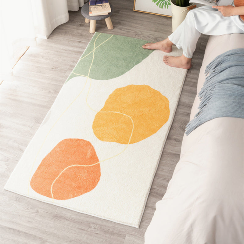 BowLift | Western Room Carpet Multicolor Color Block Carpet Cotton Blend Pet Friendly Easy Care Washable Indoor Carpet