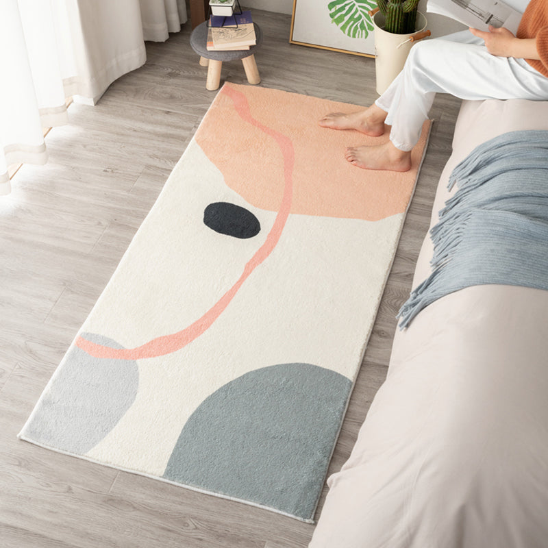 BowLift | Western Room Carpet Multicolor Color Block Carpet Cotton Blend Pet Friendly Easy Care Washable Indoor Carpet