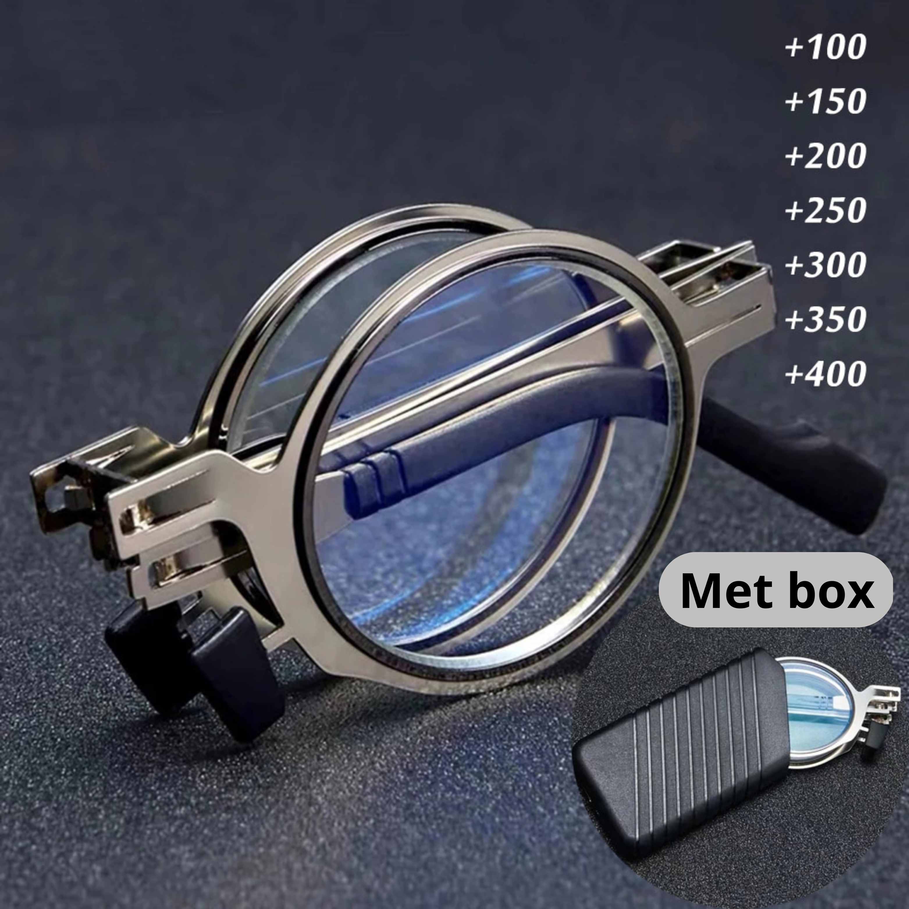 BowLift | CompactView Reading Glasses – Foldable Eyeglasses for Convenience and Protection