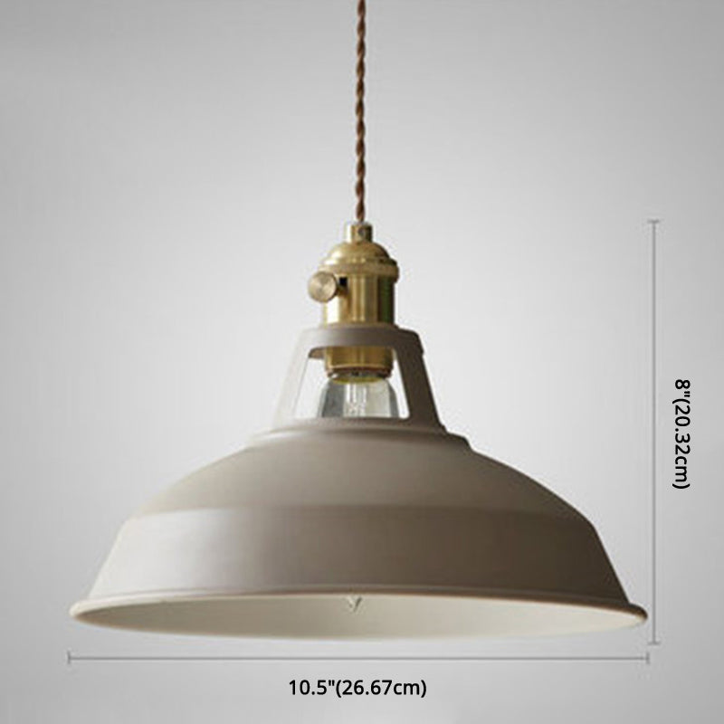 BowLift | Industrial Retro Pendant Lamp Metal 1-Light | Vintage Pendant Lamp For Restaurant & Dining Room | E27 LED compatible