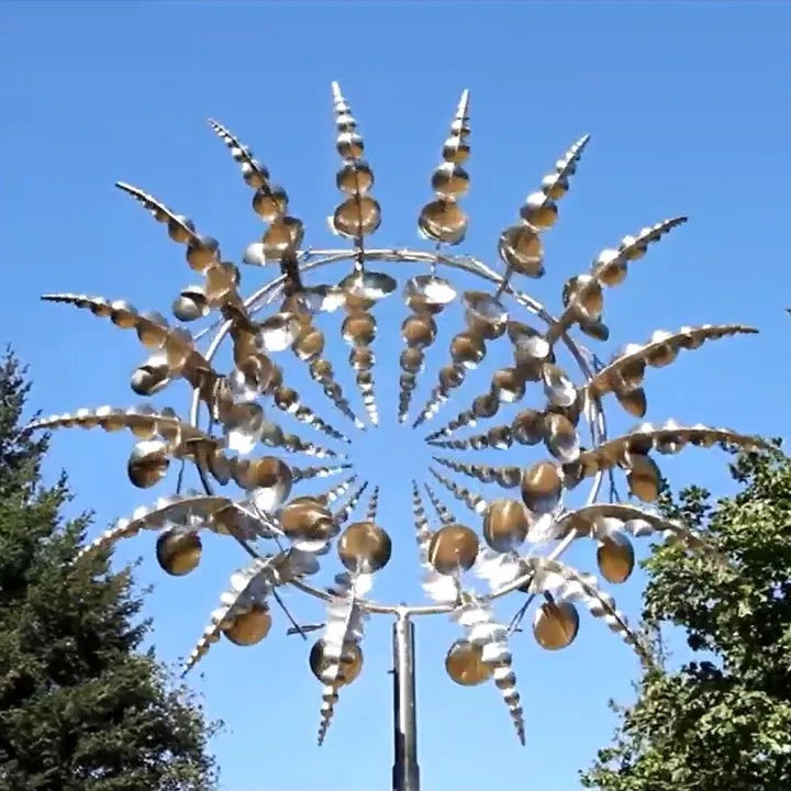 BowLift | a unique kinetic wind turbine made of metal