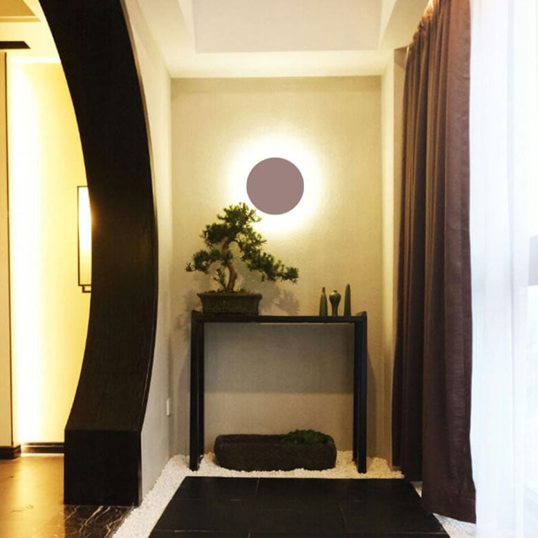 BowLift | GlowOrb Minimalistic Round LED Wall Light | Color Variety | Dimmable Light