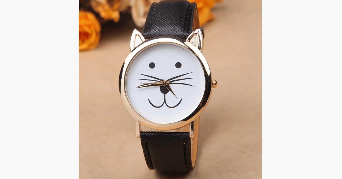 BowLift | Cute Cat Clock - The best gift ever for cat lovers!