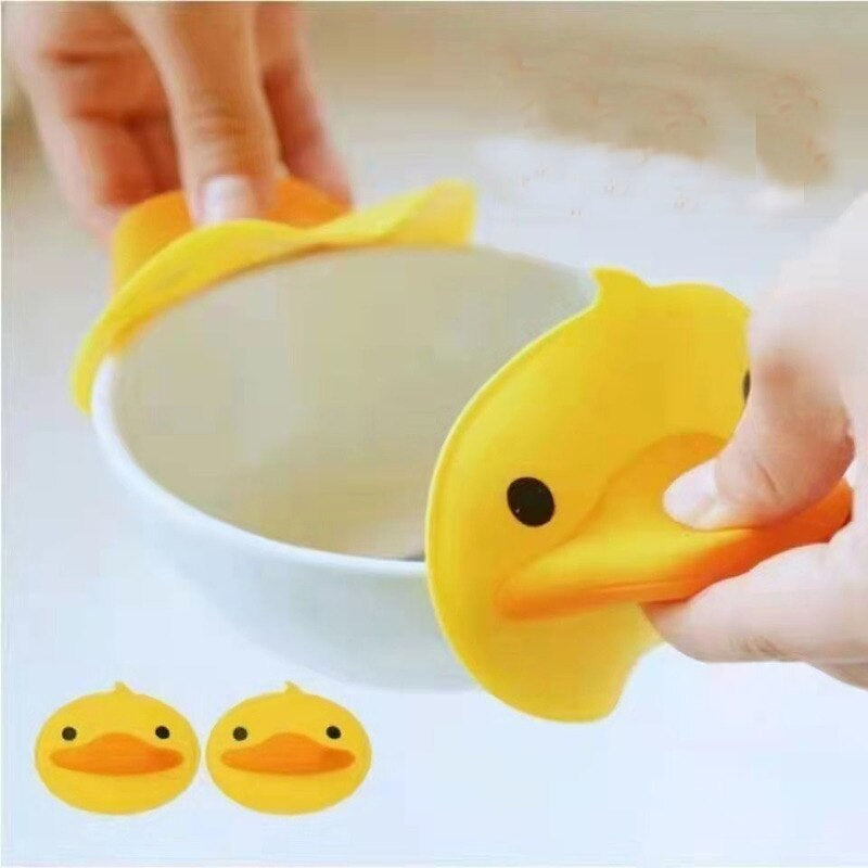 BowLift | 2Pcs Yellow Duck Potholder